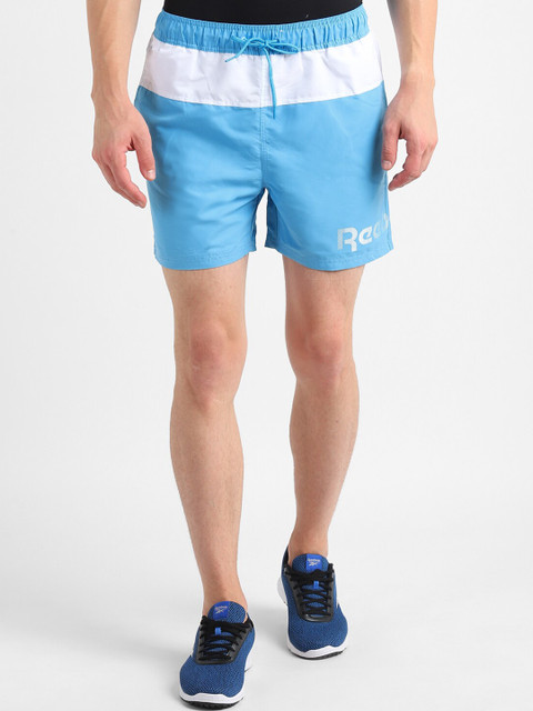 

Reebok Men Blue Skinny Fit Training or Gym Sports Shorts