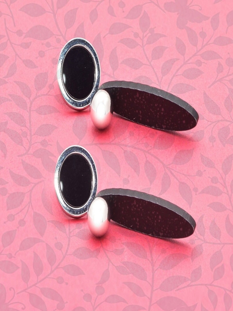 

Jewelz Black Contemporary Studs Earrings