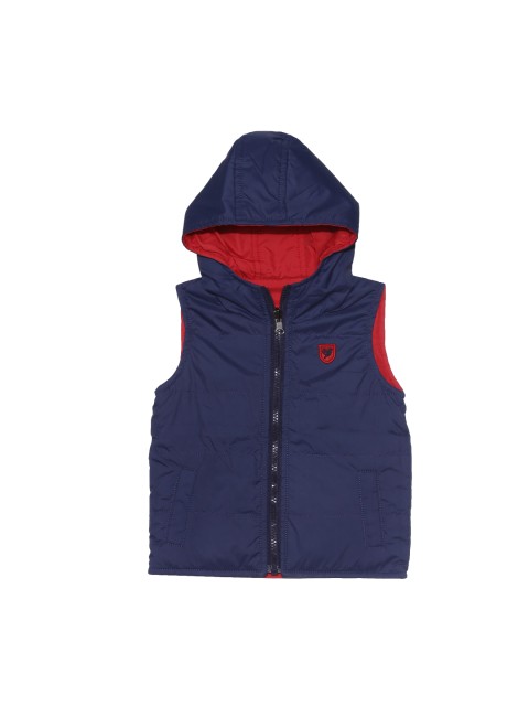 

612 league Boys Blue Red Reversible Padded Jacket