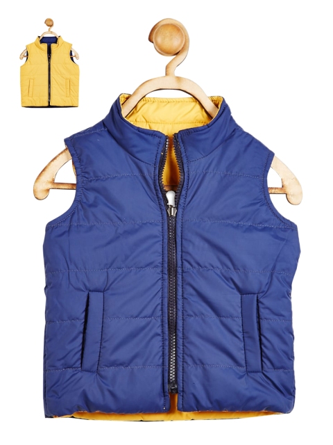 

612 league Boys Yellow Reversible Padded Winter Jacket