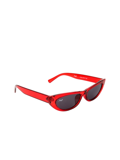 

Floyd Unisex Black Lens & Red Cateye Sunglasses with UV Protected Lens