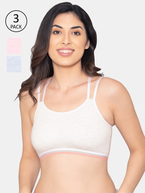 

Kalyani Pack of 3 Beginners Bras, Off white