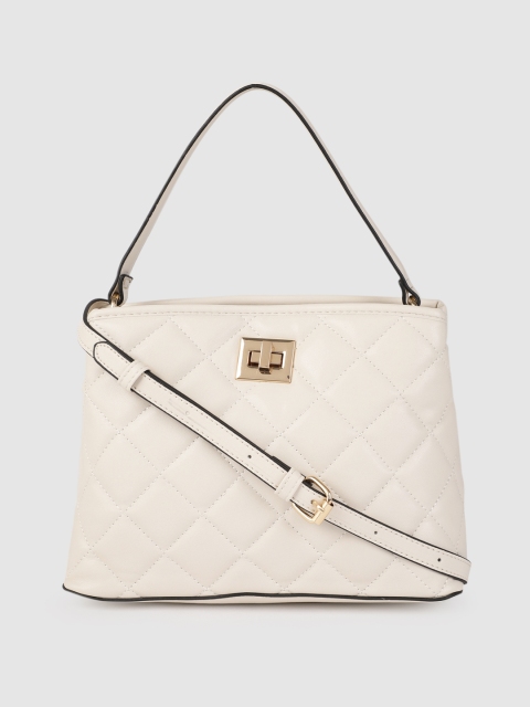 

Accessorize Cream-Coloured Quilted Sling Bag