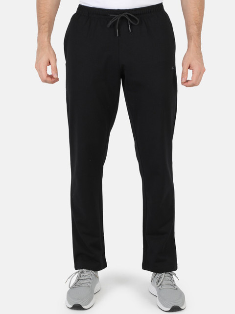

Monte Carlo Men Black Solid Track Pants