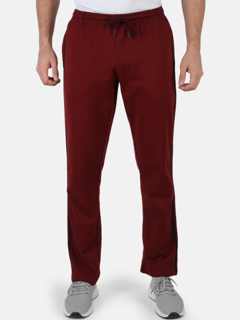 

Monte Carlo Men Maroon Solid Track Pants