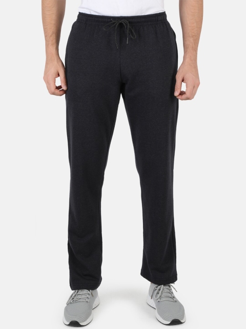 

Monte Carlo Men Charcoal Grey Solid Regular Track Pants
