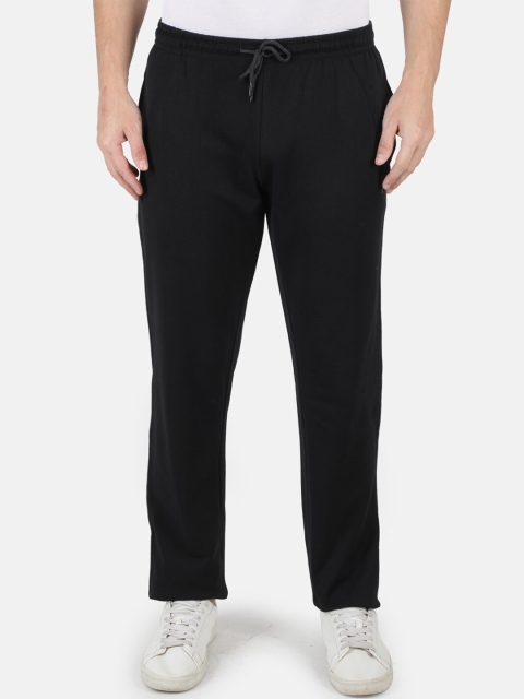 

Monte Carlo Men Black Solid Track Pants