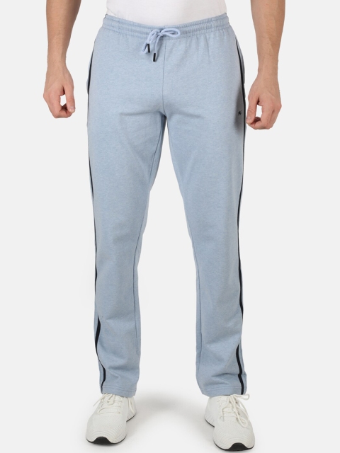 

Monte Carlo Men Blue Solid Track Pants