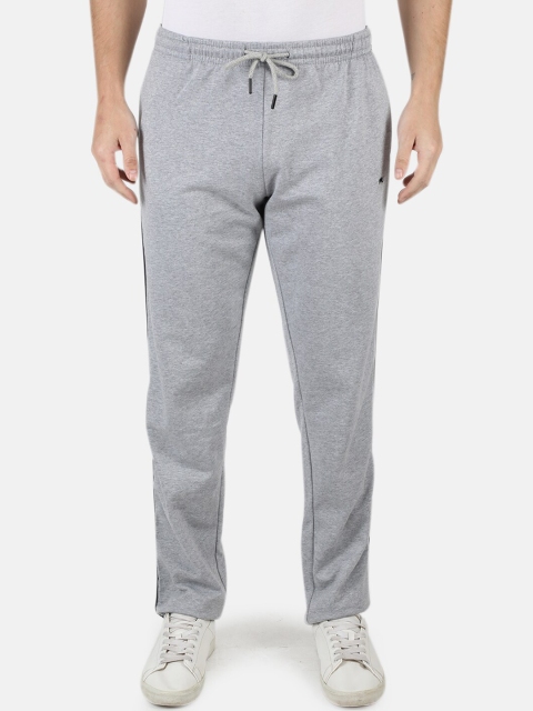 

Monte Carlo Men Grey Melange Solid Track Pants