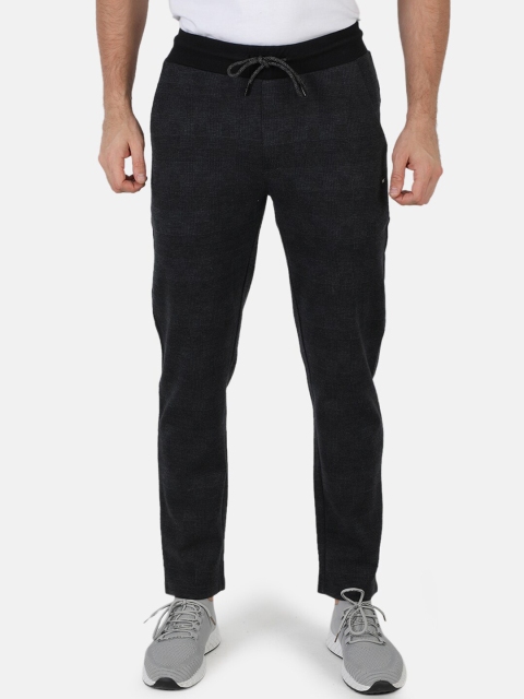 

Monte Carlo Men Charcoal Grey Printed Regular-Fit Track Pants