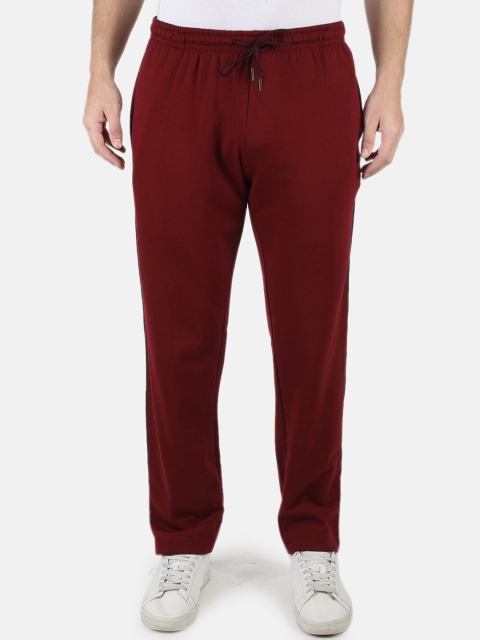 

Monte Carlo Men Maroon Solid Track Pants