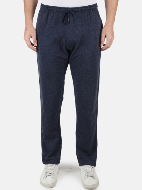 

Monte Carlo Men Blue Solid Track Pants