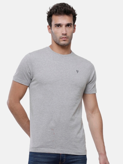 

Classic Polo Men Grey Slim Fit Pure Cotton T-shirt