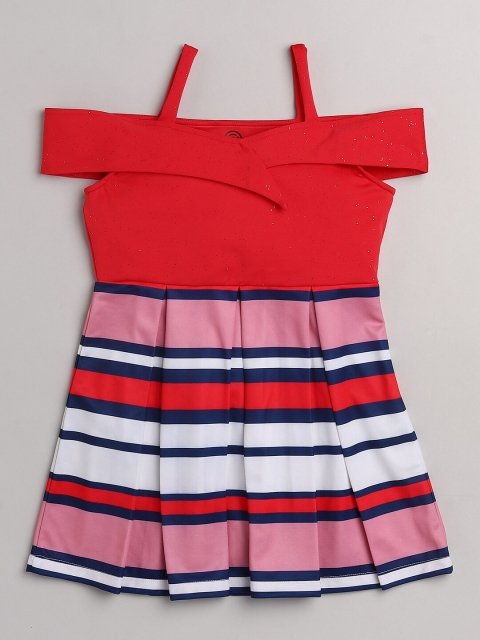 

TAMBOURINE Red Striped Dress