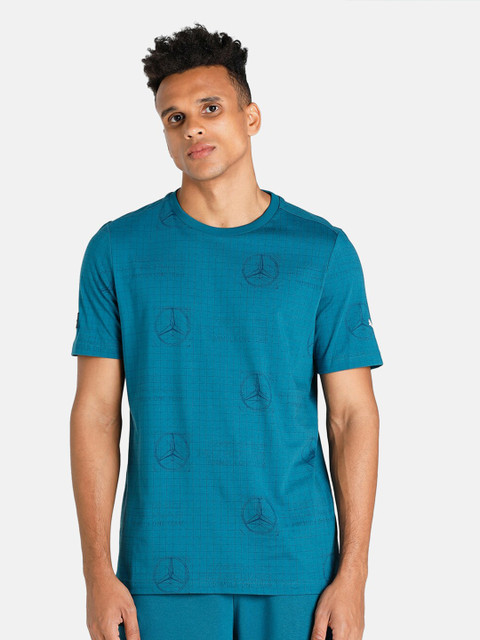 

PUMA Motorsport Men Blue Printed Applique Mercedes T-shirt