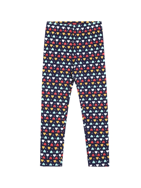 

Cherokee Girls Blue & Red Printed Ankle-Length Leggings