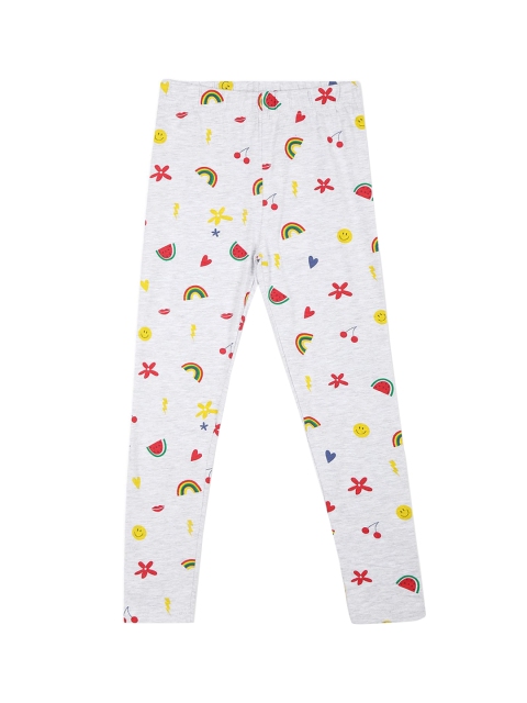 

Cherokee Girls Grey Printed Ankle Length Winter Leggings