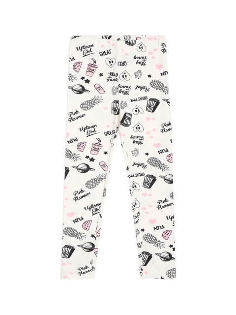 

Cherokee Girls White Printed Ankle-Length Winter Leggings