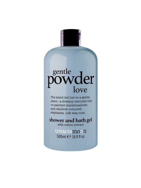 

TREACLEMOON Gentle Powder Love Shower & Bath Gel 500 ml, Grey