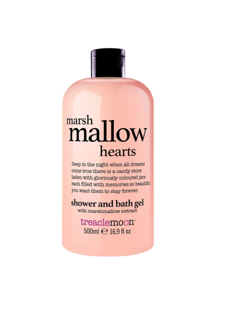 

TREACLEMOON Marshmallow Hearts Bath & Shower Gel 500 ml, Pink