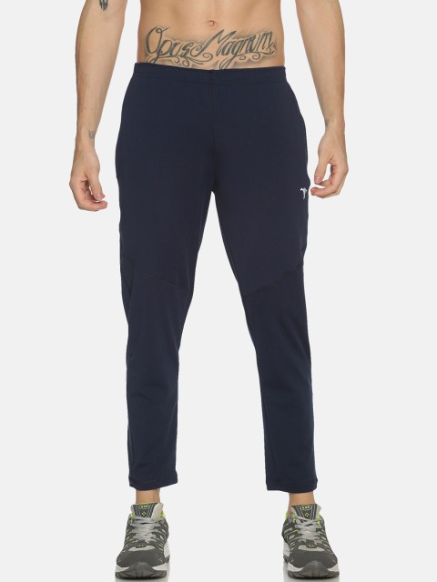 

HPS Sports Men Navy Blue Solid Track Pants
