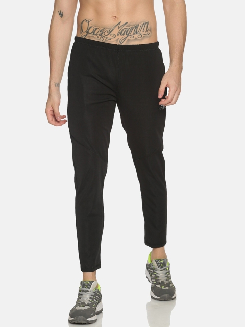 

HPS Sports Men Black Solid 4 way Lycra Track Pant