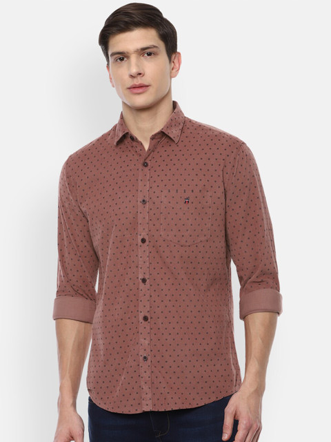 

Louis Philippe Sport Men Brown Slim Fit Printed Casual Shirt