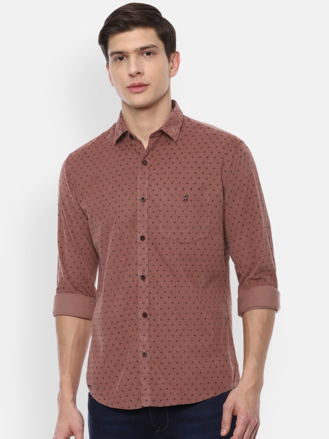 

Louis Philippe Sport Men Brown Slim Fit Printed Casual Shirt