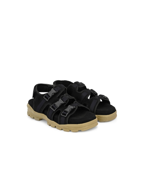 

DERBY KICKS Men Black Comfort Sandals