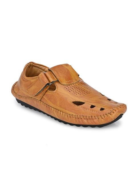 

DERBY KICKS Men Tan Shoe-Style Sandals