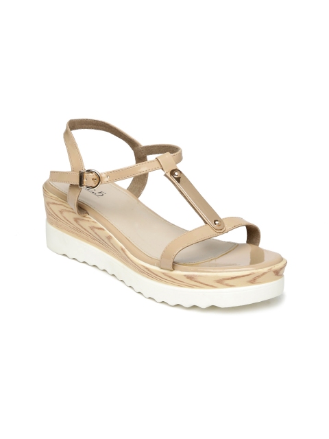 

Inc 5 Women Beige Solid Flatforms