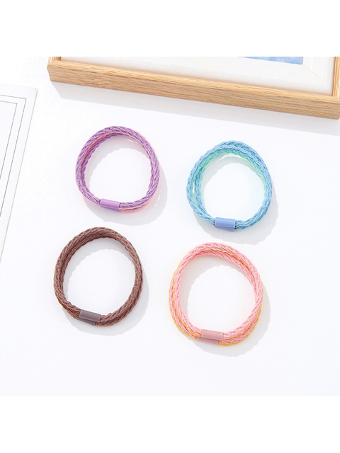 

XIMI VOGUE Unisex Multicoloured Set of 2 Ponytail Holders, Multi