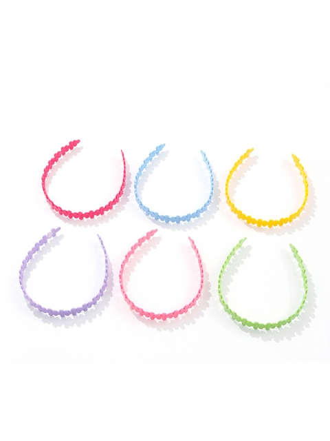 

XIMI VOGUE Unisex Multicoloured Set of 6 Hairband, Multi