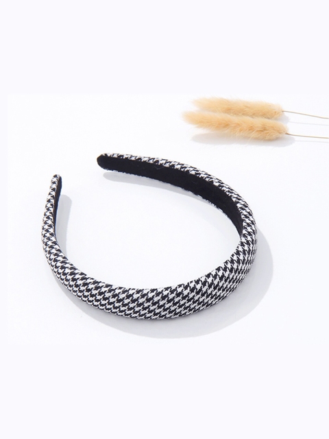 

XIMI VOGUE Unisex White & Black Hairband
