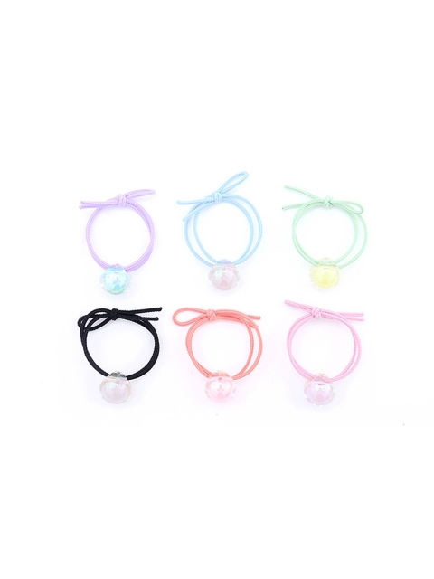 

XIMI VOGUE Unisex Multicoloured Set of 2 Ponytail Holders, Multi