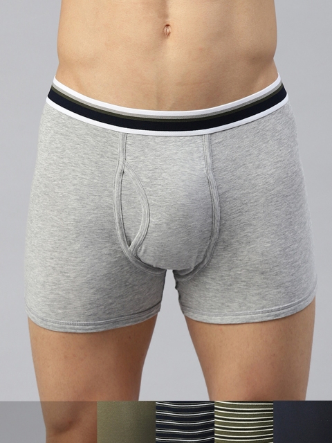 

Marks & Spencer Men Pack of 5 Trunks T144711S, Grey melange