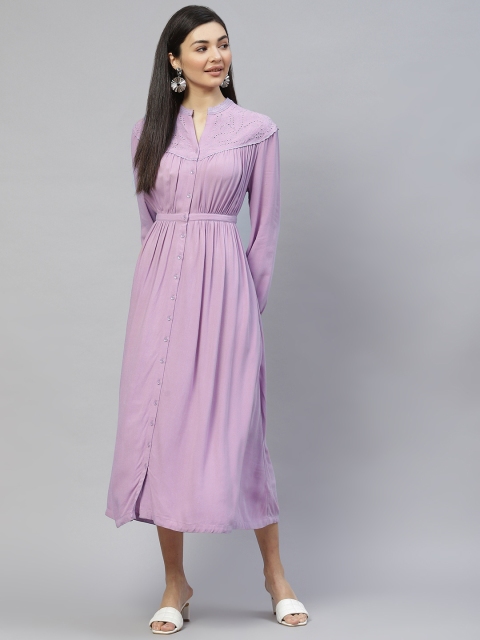 

Marks & Spencer Lavender A-Line Midi Dress