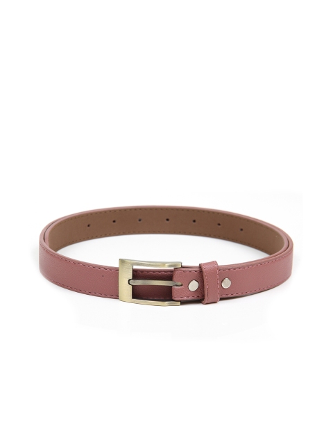 

Espana Women Mauve Textured PU Leather Belt