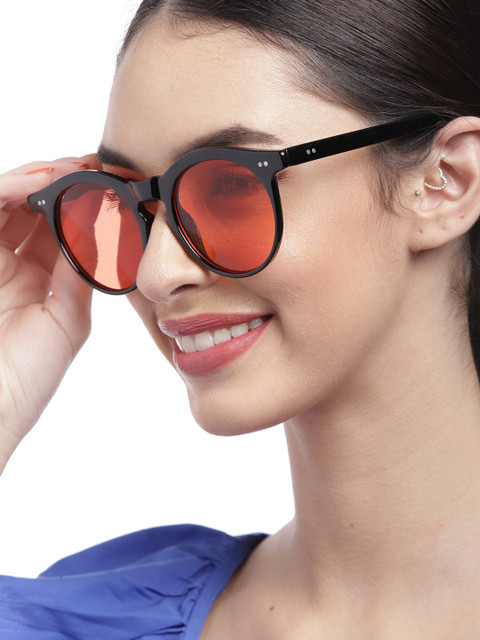 

Pipa Bella Women Brown Lens Round Sunglasses with UV Protected Lens O-DC21SG00116499