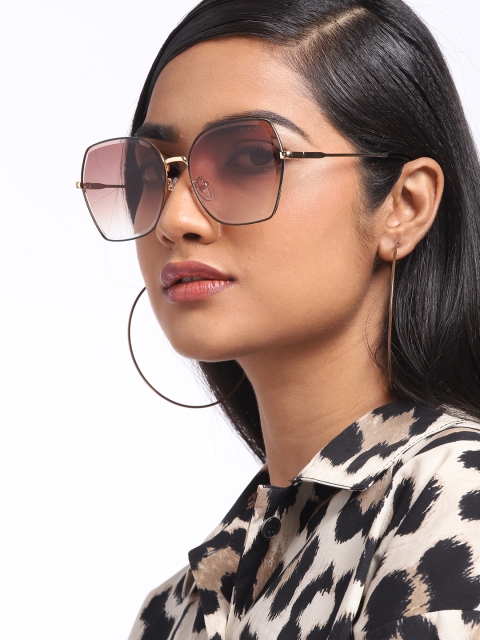 

Pipa Bella Women Oversized Pink and Grey Square Sunglasses O-DC21SG00116479