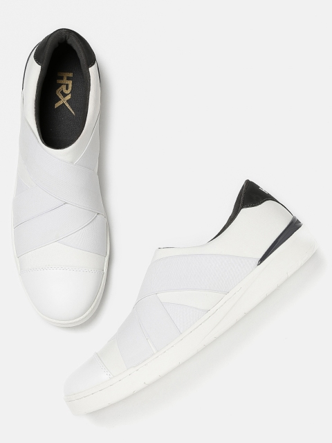 

HRX by Hrithik Roshan Men White Pro Sneakers Slip-On Sneakers