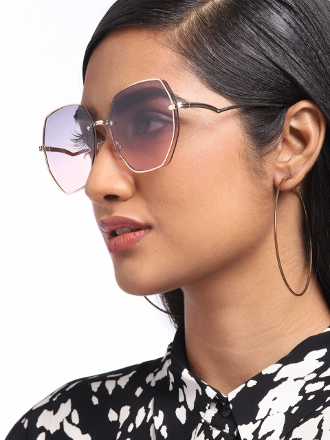 

Pipa Bella Women Purple Lens Oversized Sunglasses with UV Protected Lens