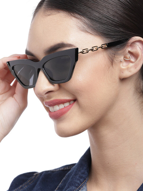 

Pipa Bella Women Chic Black Cat Eye Sunglasses O-DC21SG00116485