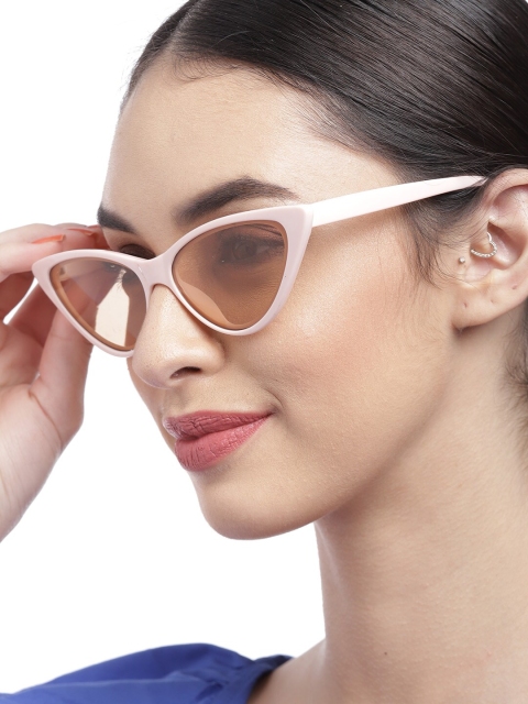 

Pipa Bella Women Nude-Coloured Lens Cateye Sunglasses with UV Protected Lens