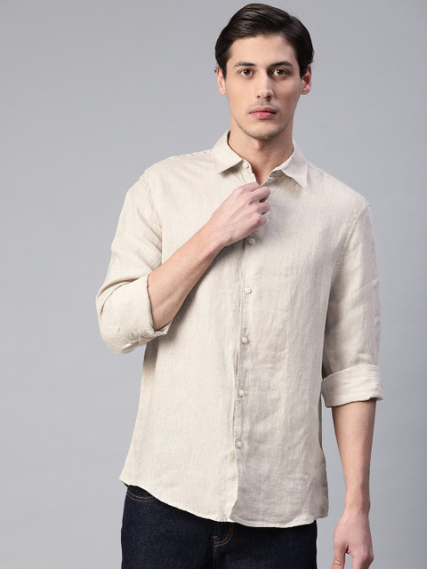

Marks & Spencer Men Grey Casual Shirt