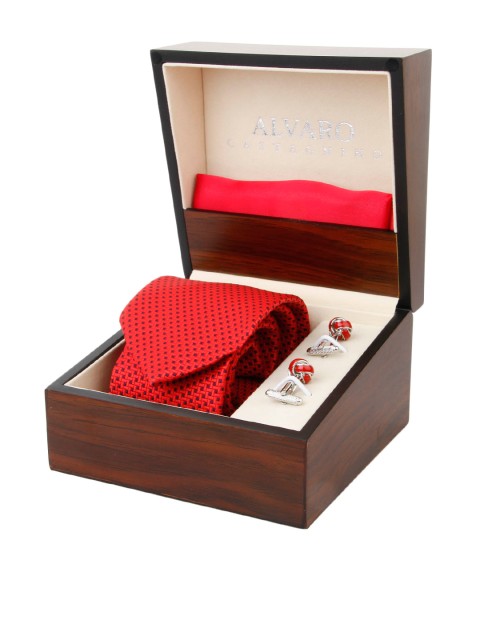 

Alvaro Castagnino Men Red Accessory Gift Set