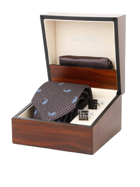 

Alvaro Castagnino Men Grey Accessory Gift Set