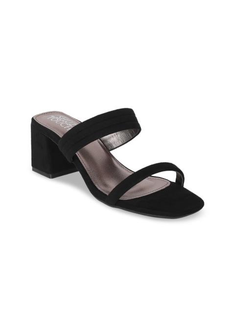 

SHUZ TOUCH Black Block Pumps