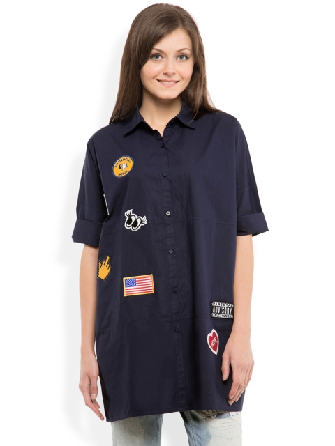 

Tokyo Talkies Navy Tunic, Navy blue