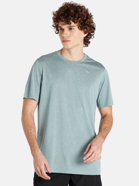 

Puma Men Blue Performance Heather Cat dryCELL T-shirt